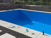 Poolbau · Bau eines Swimmingpools
