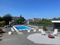 Poolbau · Erdverbauter Swimmingpool